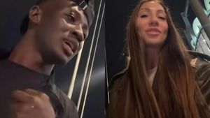 Baba Alhassan, „asaltat” de o fană, după derby-ul cu Dinamo! Ce i-a putut spune mijlocașul FCSB: „E foarte bună!”