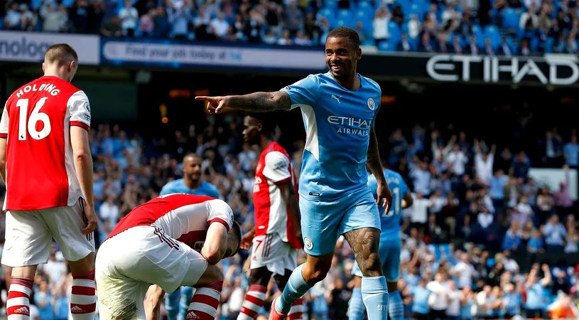 Arsenal, spulberată de Manchester City cu 5-0 în Premier League. Pep Guardiola și-a învins fără drept de apel fostul secund | VIDEO