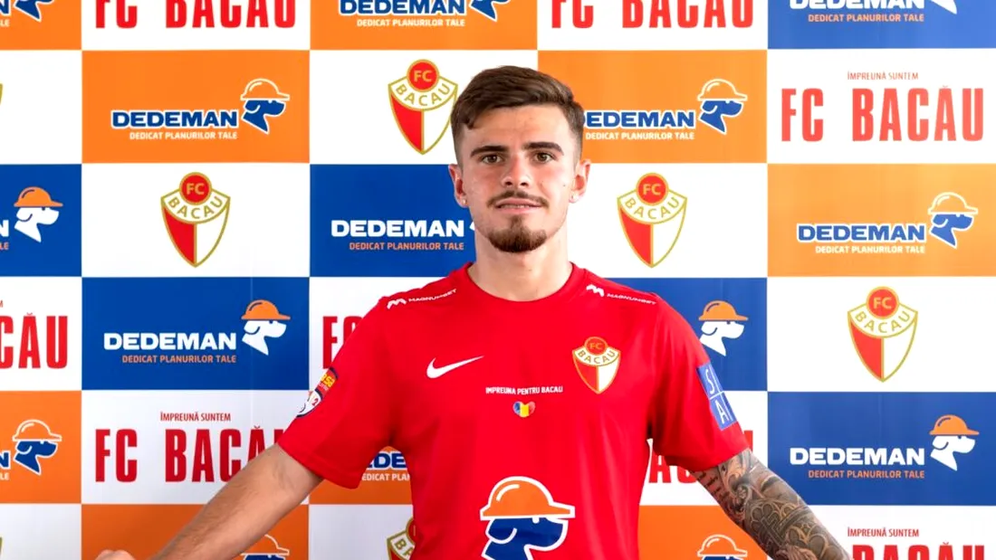 Fotbalist nou la FC Bacău. Constantin Enache mărește numărul achizițiilor prin aducerea unui jucător plecat de la FC Voluntari