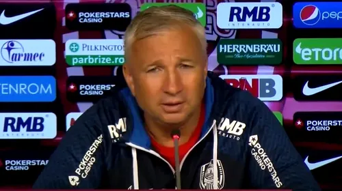 Dan Petrescu, atac dezlănțuit la adresa arbitrajului înainte de CFR – Farul: „În momentul ăsta poate eram deja campioni, am avut 9 penalty-uri în 9 meciuri. Cu Farul mă aștept la greșeli mari de arbitraj, sunt 100% convins. N-am nicio emoție”