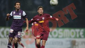 Trupa lui Jorge Costa rămâne fără victorie după primele două amicale!** CFR Cluj - Austria Viena 0-0