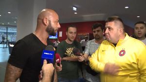 Conflictul avut de Giani Kiriță pe Arena Națională! Fanul FCSB a ridicat mâna la fostul fotbalist: "Îți rup gura" | VIDEO