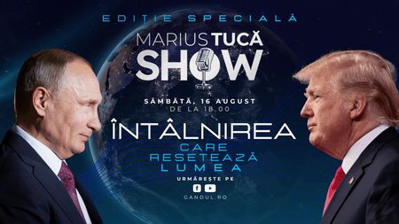Marius Tucă Show – Ediție Specială – începe sâmbătă, 16 august, de la ora 18.00, live pe Gândul