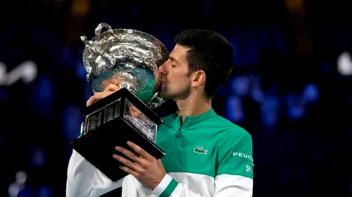 Novak Djokovic îi poate depăși pe Roger Federer și Rafael Nadal la numărul de Grand Slam-uri chiar în 2021! Scenariul nebun devine plauzibil după triumful de la Australian Open