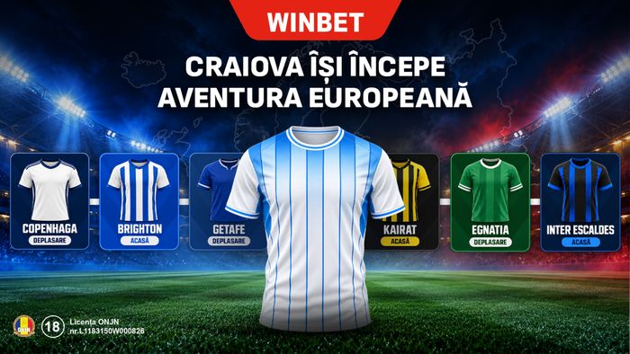 Universitatea Craiova în Conference League: adversarii și programul din faza ligii. ADVERTORIAL