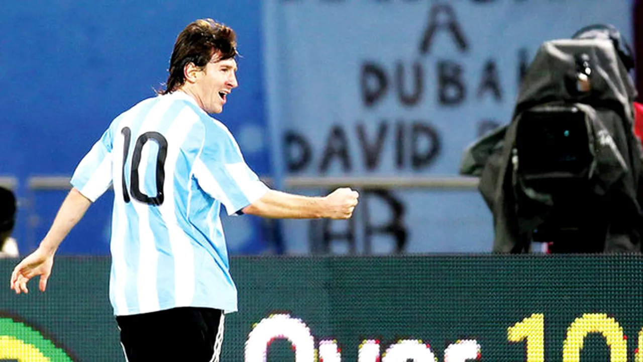 Messi vine în România!** Amicalul cu Argentina va fi reprogramat!
