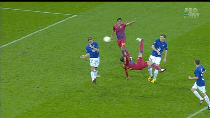 "Foarfeca" lui Chiricheș, nominalizată la reușita săptămânii în lume!** Grozav a ratat 'top 10'-ul! Care ți se pare cel mai spectaculos gol?