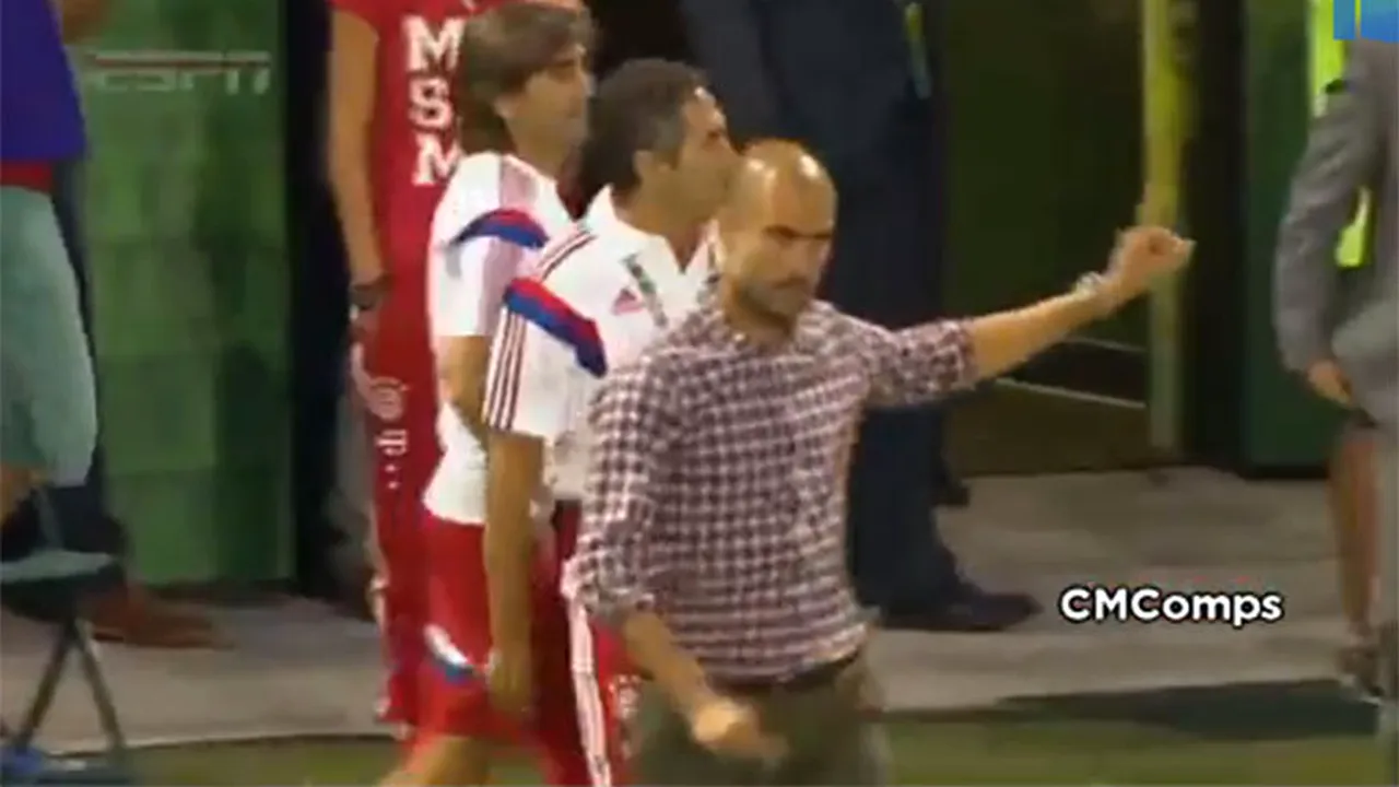 VIDEO | Moment controversat la ultimul amical al lui Bayern. Guardiola a refuzat să dea mâna cu antrenorul advers. Ce motiv a invocat tehnicianul bavarezilor