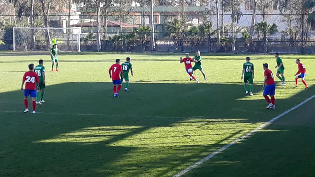 VIDEO | Primul meci în Antalya, prima victorie pentru Steaua!** Elevii lui Marius Lăcătuș au învins un adversar cu nume