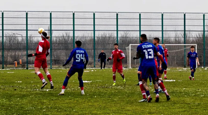 Steaua, învinsă în Ghencea de o echipă de Liga 3. ”Militarii” au bifat primul eșec al iernii