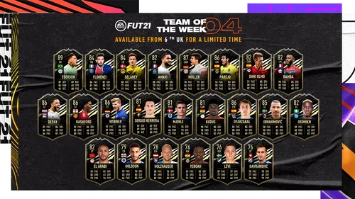 Un nou eveniment în FIFA 21: TOTW 4. Cum puteți obține cardurile