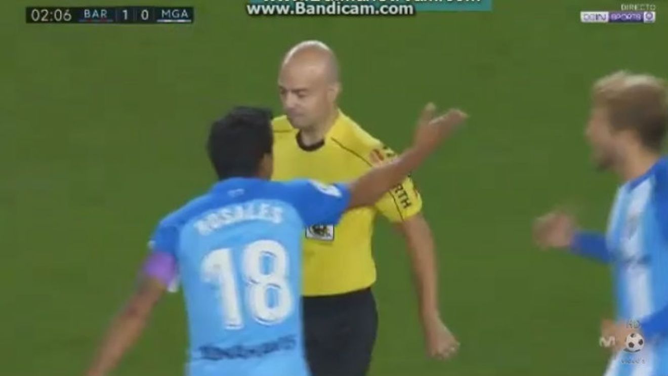 VIDEO | BarÃ§a a deschis scorul dintr-o eroare flagrantă de arbitraj în meciul cu Malaga! Reacția fanilor nu s-a lăsat așteptată: "Campionatul e pregătit pentru Madrid :)"