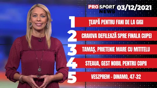 ProSport News | Gigi Becali le-a dat „țeapă” fanilor. CSA Steaua, gest nobil pentru copii. Cele mai noi știri din sport | VIDEO
