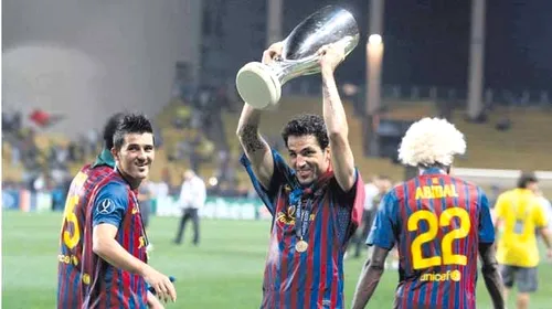 Două trofee în opt ani la Arsenal, trei în zece ZILE la BarÃ§a!** Debut perfect pentru Cesc Fabregas