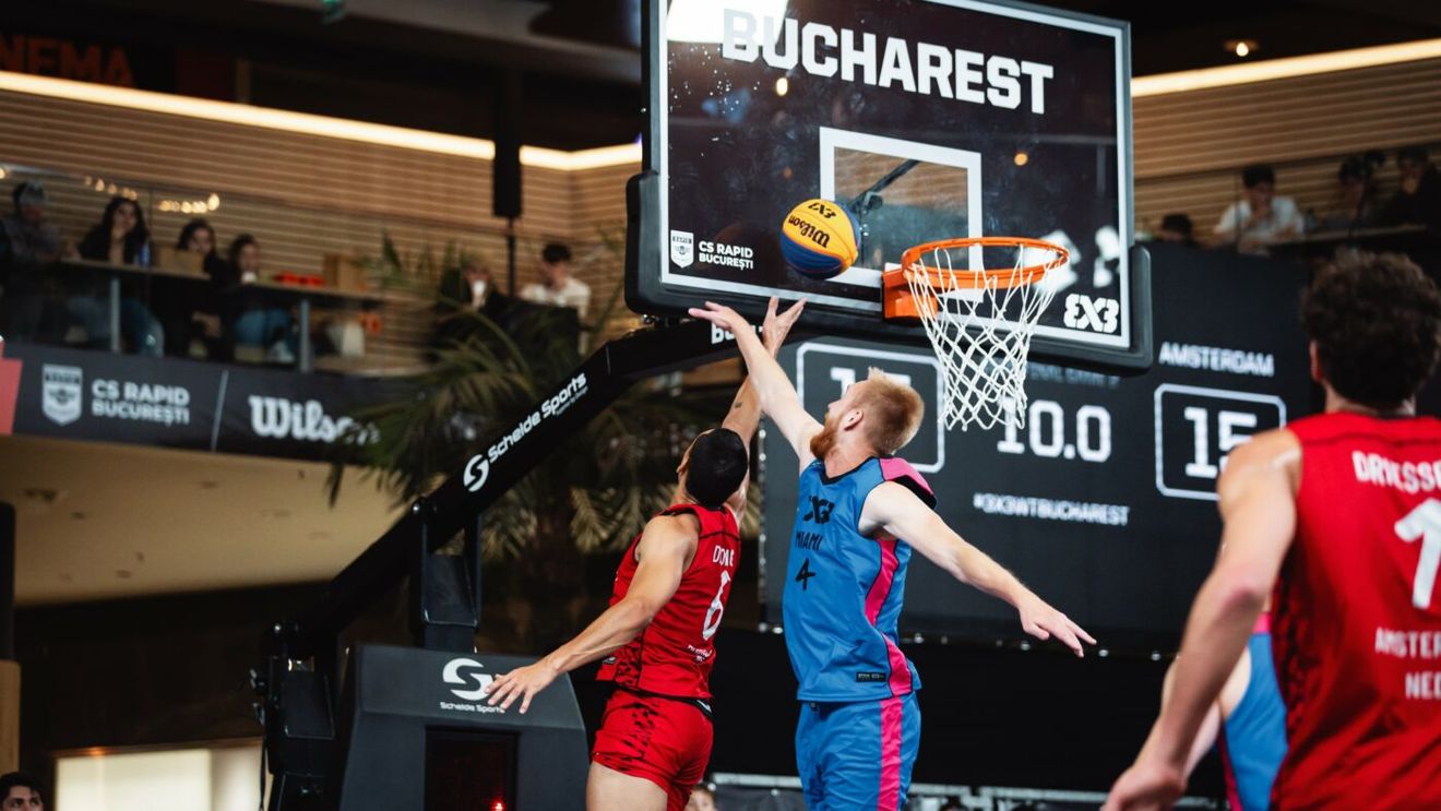 Etapă din circuitul mondial de baschet 3x3, la București! Dueluri pentru 132.000 de dolari premii în bani