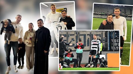 Povestea fabuloasă din spatele golurilor care pot să aducă primul titlu din istorie pentru Universitatea Cluj și reacția emoționantă a vedetei din Superliga: „Părinte, a fost exact cum mi-ați spus!”