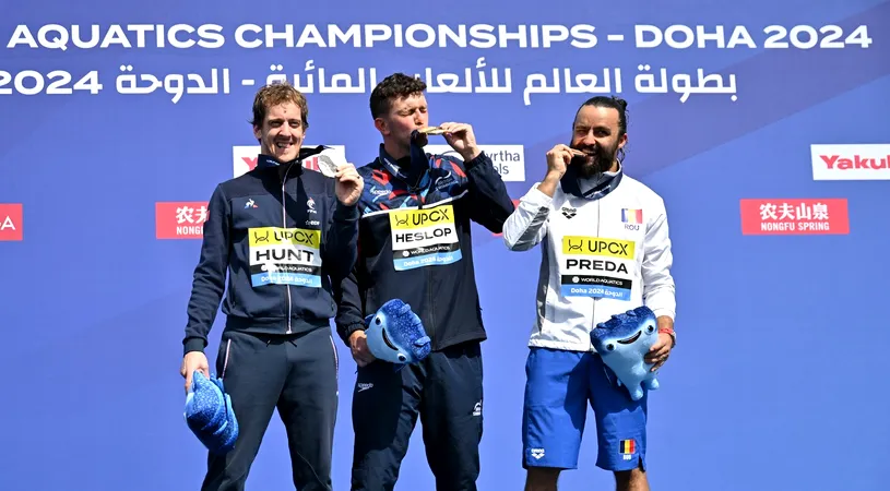 Cătălin Preda a luat medalia de bronz la Campionatul Mondial de Natație la sărituri în apă de la mare înălțime!
