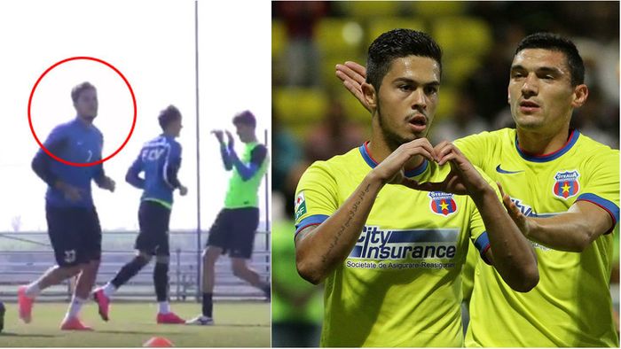 VIDEO | Gabi Iancu, surprins la antrenamentele Viitorului! Dat afară și din Turcia, atacantul n-a fost primit în lotul Stelei. Becali: "N-am nevoie de un golan"