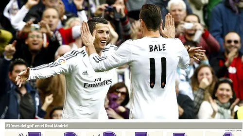 „Luna golului” la Madrid! Real s-a descătușat după înfrângerea cu BarÃ§a. Cum și-a distrus adversarele