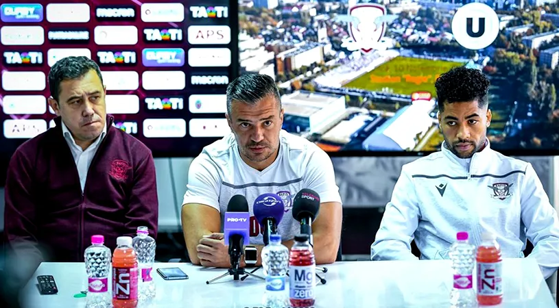 Rapid - ”U” Cluj | Daniel Pancu vorbeşte despre problemele echipei sale, spune că obiectivul nu e victoria şi are un mesaj pentru suporteri: ”Ei să nu uite un lucru”