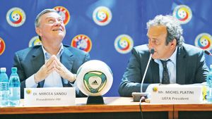 Ce lovitură pregătește Sandu: vicepreședinte la UEFA! Nașu'' depinde de Sepp Blatter. 
