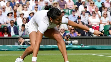 Emma Răducanu, făcută KO pe Terenul Central la Wimbledon! Britanica are mai puține victorii decât sponsori în 2022 | VIDEO