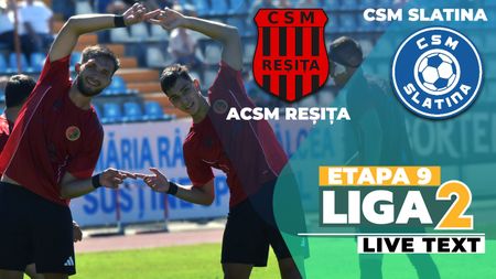 ACSM Reșița profită de o gafă mare și câștigă derby-ul cu CSM Slatina. Echipa lui Dorinel Munteanu se apropie la un punct de liderul pe care tocmai l-a învins și i-a produs primul eșec în acest sezon