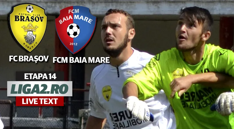 FC Brașov - FCM Baia Mare 2-0.** 