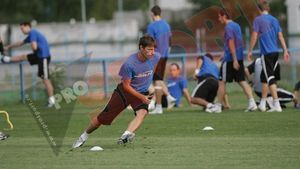 Bădoi,** la primul antrenament cu Universitatea