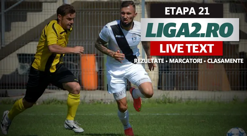 Juventus câștigă derby-ul cu FC Brașov și se desprinde în fruntea Ligii 2.** Olimpia trece de CS Mioveni. Vezi toate rezultatele ultimei etape din 2016