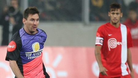 VIDEO: Messi l-a învins pe Neymar, scor 8-5, într-un meci de caritate