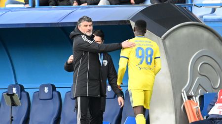 Adrian Mihalcea, scandal cu propriul fotbalist, după egalul cu Gică Hagi: „Concluziile astea ar trebui să le trag eu, nu el”