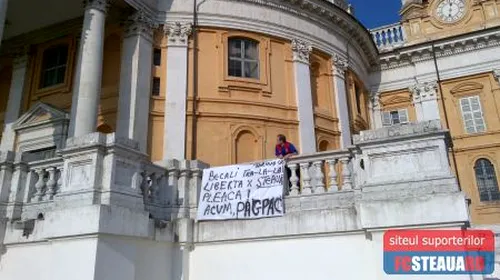 Mesaj din Torino!** „Becali, pleacă acum! PAC-PAC!”