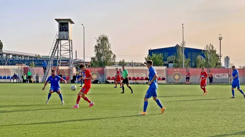 FCSB 2 - CSA Steaua 1-2 | Echipa lui Daniel Oprița a câștigat cu un gol marcat în ultimul minut, în 10 oameni! Gigi Becali a făcut spectacol pe margine | FOTO & VIDEO