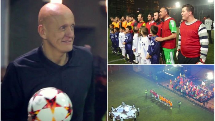VIDEO | Atunci când un meci de fotbal pe sintetic se transformă într-o confruntare de Liga Campionilor. Collina, star în ultimul spot publicitar Mastercard
