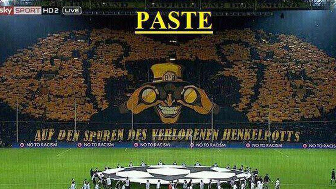 Fanii Milanului au TURBAT când au văzut coregrafia "inventată" de nemți pentru Borussia - Malaga!** "E copy-paste!" FOTO Iată 'originalul':