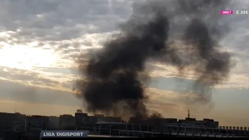 BREAKING NEWS | Incendiu la stadionul Rapid! Pompierii au intervenit de urgență! Detalii de ultimă oră | FOTO