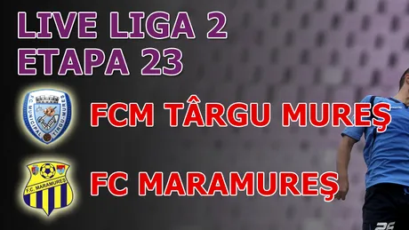 FCM Târgu Mureș - FC Maramureș 3-1** Prima victorie din retur pentru mureșeni
