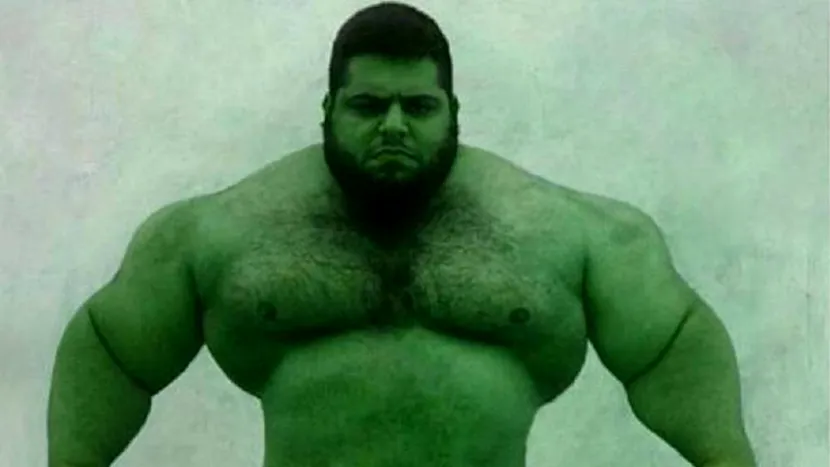 FOTO | El este Hulk al Iranului! Sajad Gharibi intimidează pe oricine cu fizicul său!