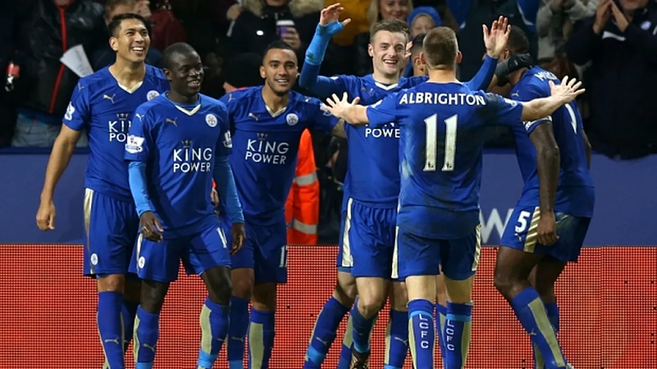 Leicester, la un pas de titlul de campioană: 