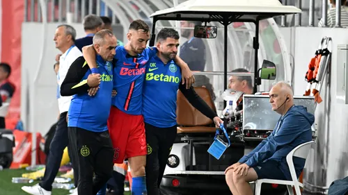 Mihai Lixandru a anunțat ce urmează pentru el, după ce a ieșit accidentat în FCSB - UTA 2-0! Internaționalul are emoții mari: „Primul lucru la care m-am gândit a fost naționala”