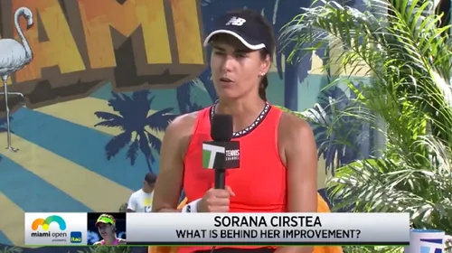 Invitată în studioul televiziunii americane, Sorana Cîrstea a oferit cea mai tare declarație după victoria răsunătoare cu Aryna Sabalenka: „Mereu am fost periculoasă!” VIDEO