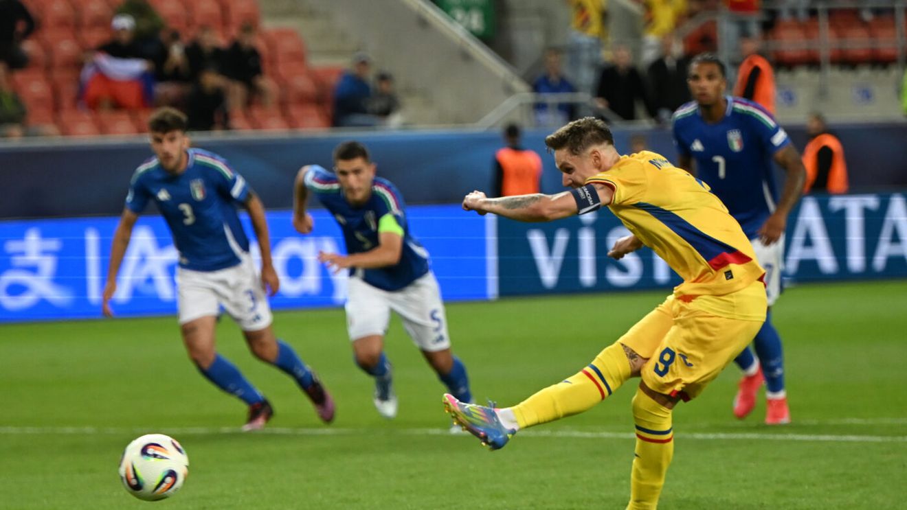 Portarul Italiei U21, dezvăluire neașteptată după ce i-a apărat penalty-ul lui Louis Munteanu: „Simțeam că va trimite în direcția aceea”