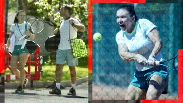 Cum se poartă musculoasa Simona Halep în compania noului bărbat care are grijă de ea și de cariera ei! A venit ca o felină, la bordul unui AMG de 200.000 de euro, a zâmbit larg și apoi a scos „fiara” din ea pe zgură. IMAGINI EXCLUSIVE