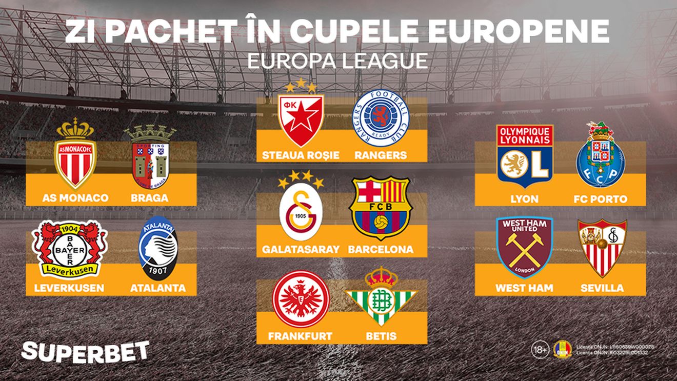 ADVERTORIAL | Zi pachet în cupele europene. Meciurile se termină înainte de fluierul final cu SuperAvantaj
