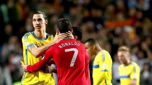 Dumnezeul „Ibra” s-a simțit jignit de speculațiile presei: „Nu, nu l-am aplaudat pe Ronaldo”
