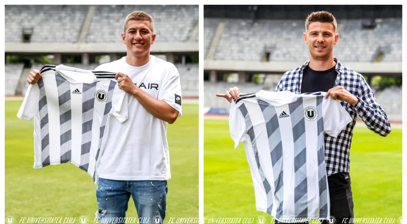 OFICIAL | ”U” Cluj, două transferuri dintr-un foc! Erik Lincar a mers la sigur și a adus doi foști elevi de la Turris Oltul