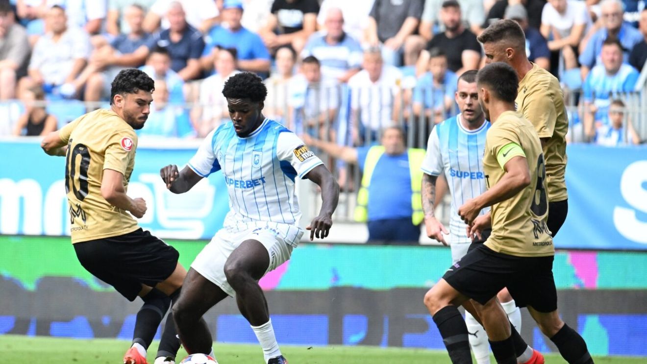 Universitatea Craiova - FC Voluntari, 3-1 în etapa 6 din Superliga. Victorie fără emoții pentru olteni, după un meci cu trei penalty-uri și un gol de pus în ramă
