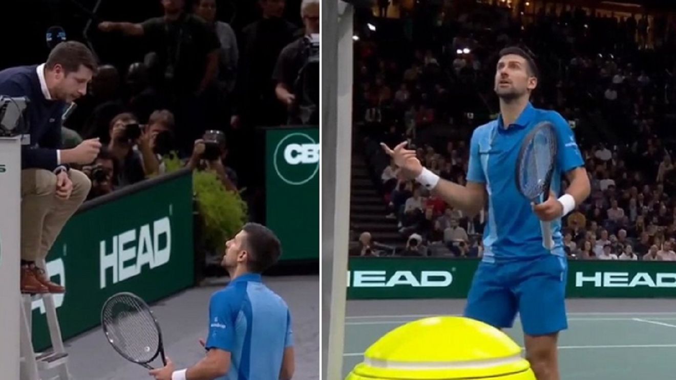 Novak Djokovic, scandal cu arbitrul la meciul cu Holger Rune de la Paris: „Cheamă supervizorul!" Decizia care l-a scos din sărite pe liderul mondial
