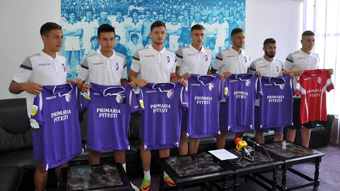 FC Argeș și-a prezentat achizițiile pentru noul sezon.** Ce au spus noii jucători ai lui Emil Săndoi